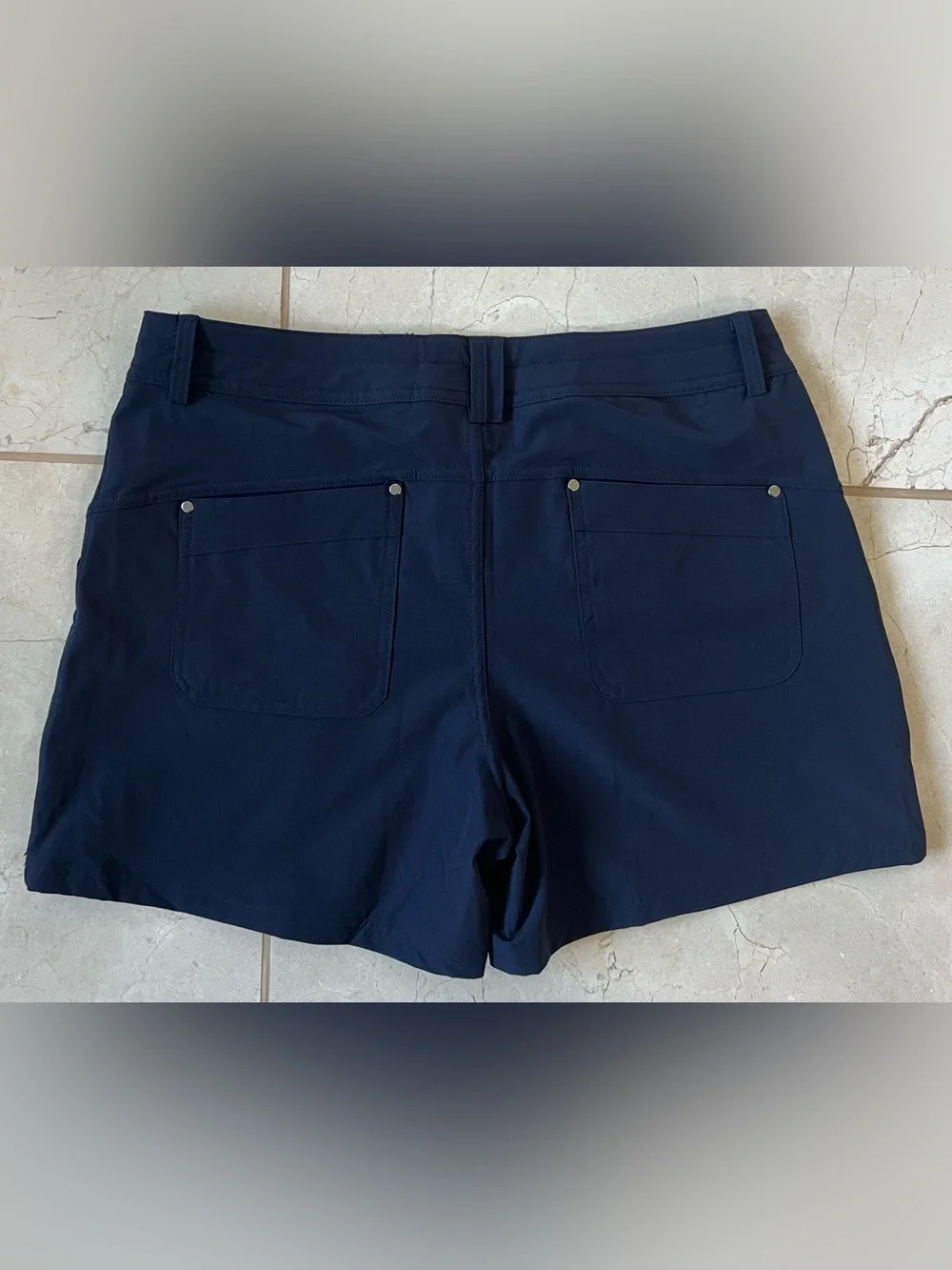 Willit Women's 6 Golf Hiking Shorts UPF 50+ Quick Dry Athletic Navy Blue NWT